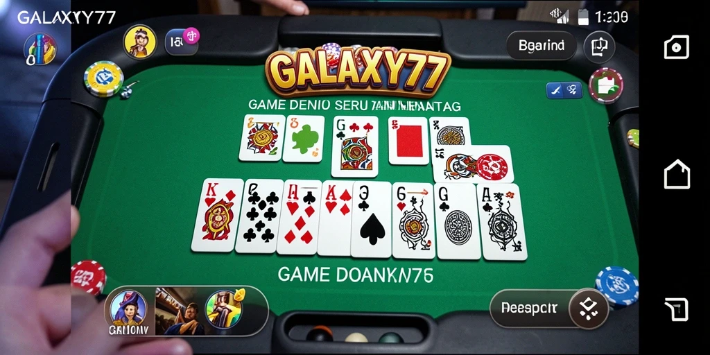 Tampilan menarik dari gameplay GALAXY77 yang memukau.