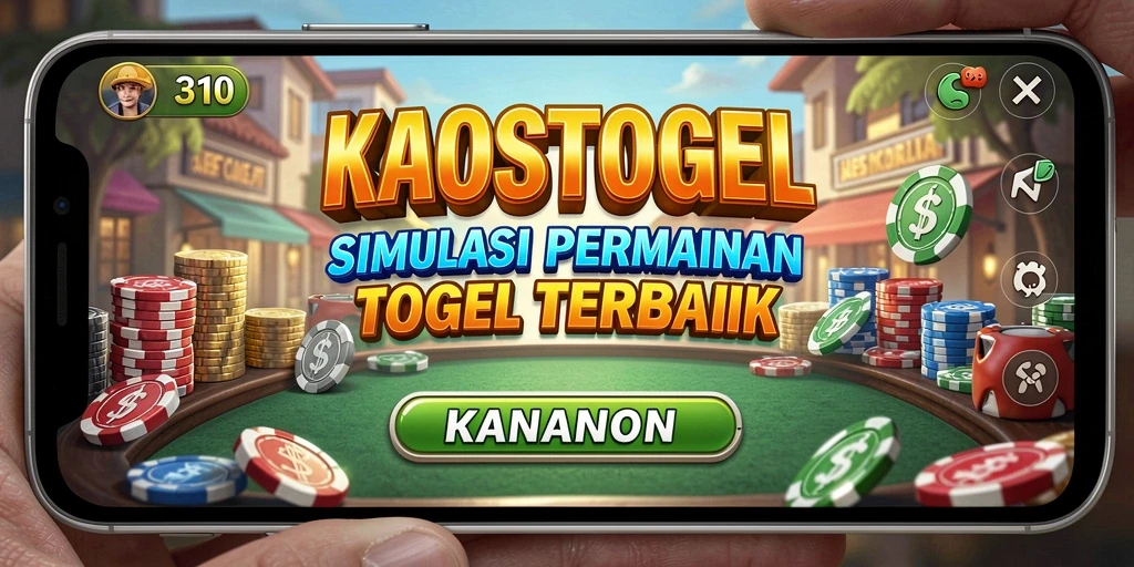 Tampilan seru gameplay KAOSTOGEL dengan fitur interaktif dan grafik menarik.