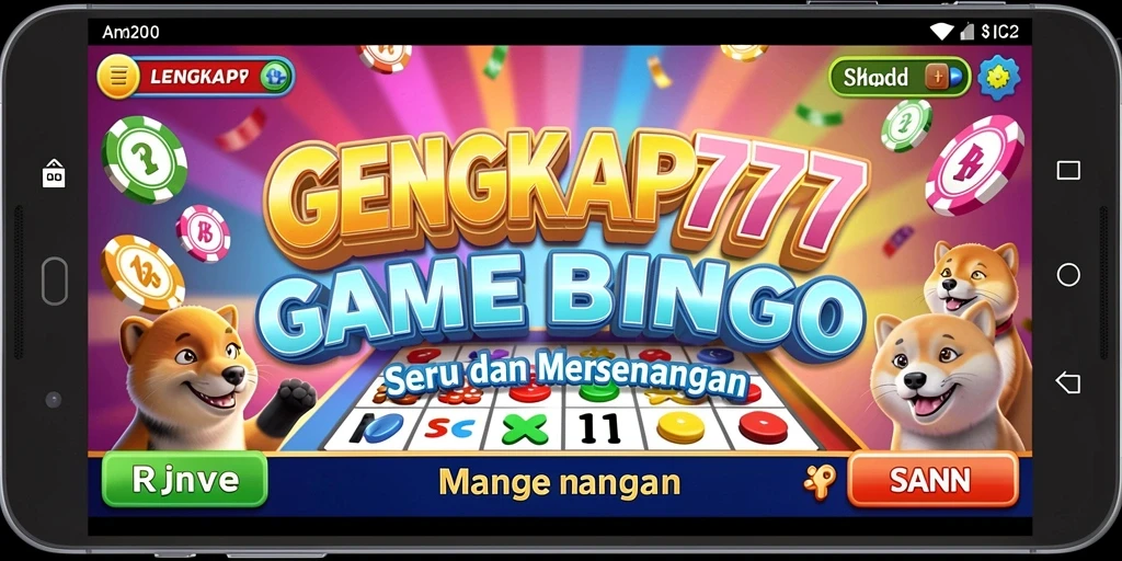 Tampilan gameplay seru Bingo di LENGKAP777.