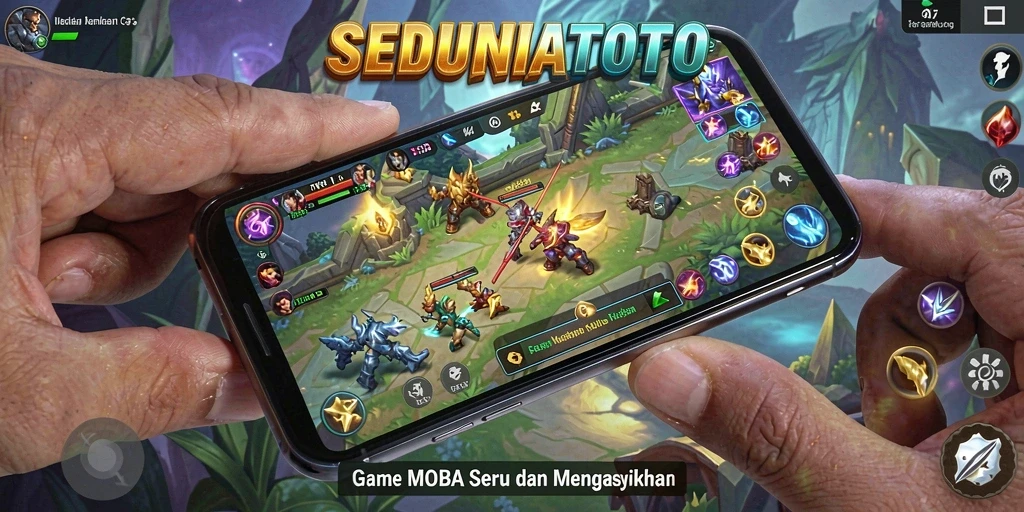Tangkapan layar gameplay SEDUNIATOTO yang menampilkan pertarungan seru.